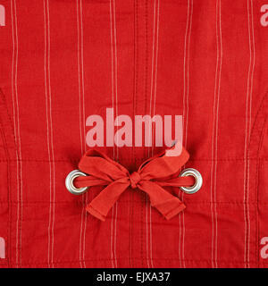 Fragment of a striped red cloth Stock Photo