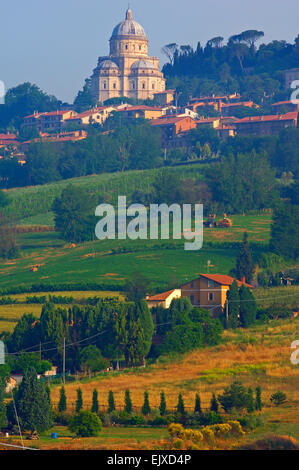 Todi, Santa Maria della Consolazione church,Umbria, Italy, Europe. Stock Photo