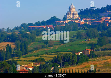 Todi, Santa Maria della Consolazione church, Umbria, Italy, Europe. Stock Photo