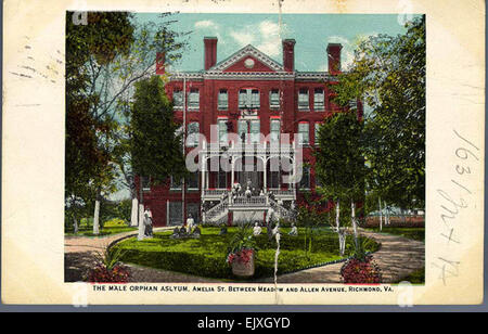 Male Orphan Asylum, Amelia St, Between Meadow and Allen Avenue, Stock Photo