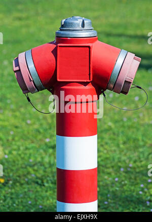 Fire hydrant in the park Stock Photo