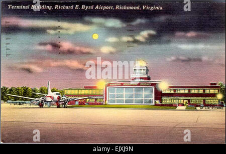 Terminal Building, Richard E Byrd Airport, Richmond, Virginia Stock Photo