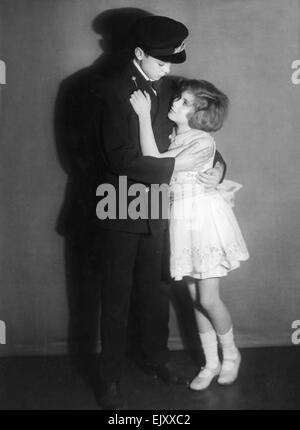 Scene from the play Where The Rainbow Ends. 20 December 1928. Stock Photo