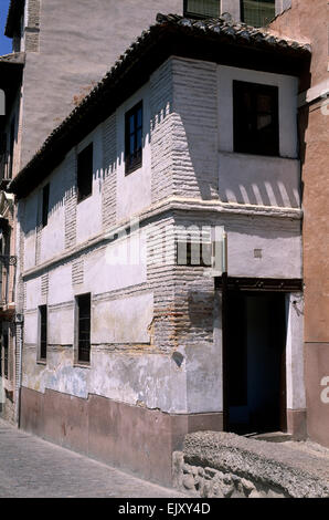 Spain, Granada, Albaicín quarter, Carrera del Darro, El Bañuelo, ancient arab baths (11th century AD) Stock Photo