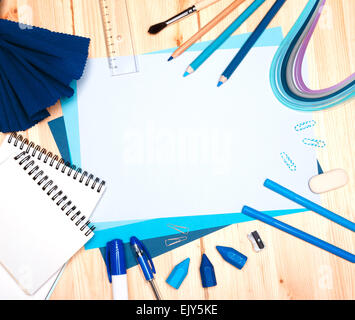 drawing materials Stock Photo