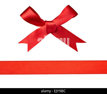 collection of various knot and ribbon on white background. each one is ...
