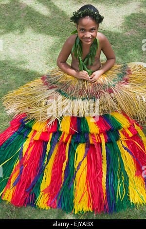 Girl in grass skirt yap hi-res stock photography and images - Alamy