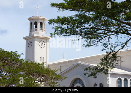 Dulce Nombre de Maria Cathedral-Basilica, the first Catholic Church on Guam, USA Stock Photo