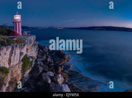 Hornby Lighthouse at the entrance to Sydney Harbour, New South Wales, Australia Stock Photo