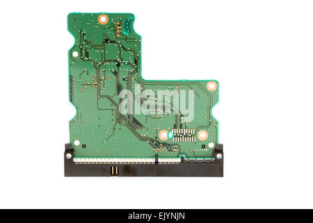 Electronic paths on the motherboard. high technology, computer element ...