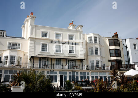 the royal albion hotel viking bay in broadstairs town east kent uk april 2015 Stock Photo