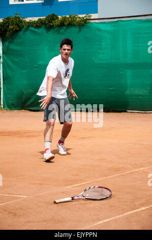 ORENBURG, ORENBURG region, RUSSIA, 18 June, 2014 year. Junior tennis ...