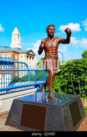 Boston Tony DeMarco boxer statue in Massachusetts USA Stock Photo