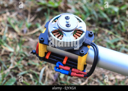 Electric motor of a small size close up Stock Photo