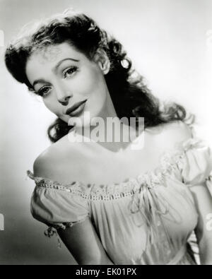 LORETTA YOUNG US film actress about 1945 Stock Photo - Alamy