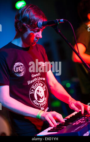 Welsh rock band SWNAMI  performing at Aberystwyth University students union, Wales UK Stock Photo