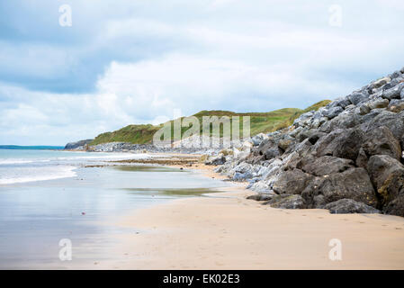 ballybunion beach beside the links golf course in county kerry ireland Stock Photo