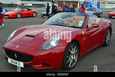 Red Ferrari California Stock Photo