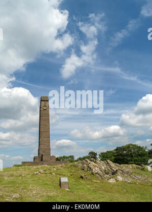 Hilltop Leicestershire Yeomanry war memorial in Bradgate Park, Leicestershire, England, UK Stock Photo
