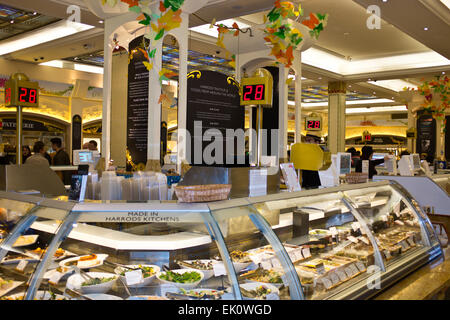 Harrods,London's prestige Luxury Store in Knightsbridge,Food halls,Teas,Easter Eggs,Chocolates,Fish,meats,Caviar,Oysters,London Stock Photo