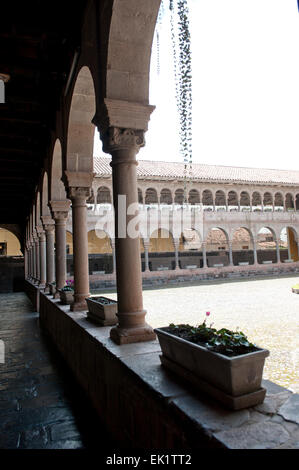 Interior Courtyard In Cusco Stock Photo