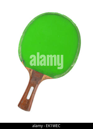 Pingpong racket isolated on a white background Stock Photo