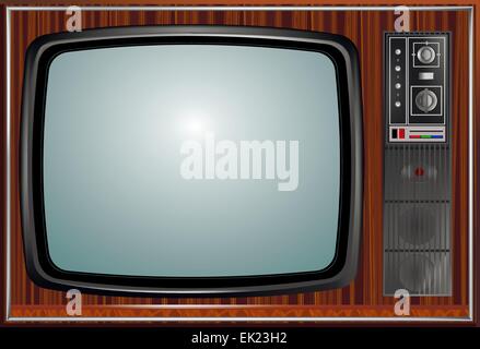 Retro tv Stock Vector
