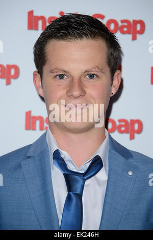 Inside Soap Awards 2014 held at the DSTRKT London - Arrivals Featuring: Harry Reid Where: London, United Kingdom When: 01 Oct 2014 Stock Photo