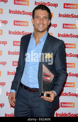 Inside Soap Awards 2014 held at the DSTRKT London - Arrivals Featuring: Danny Mac Where: London, United Kingdom When: 01 Oct 2014 Stock Photo