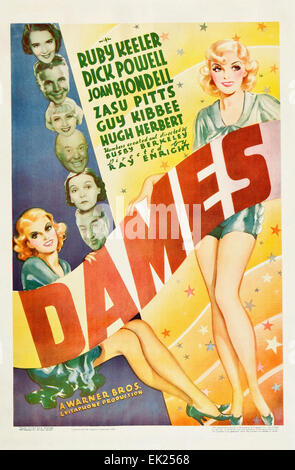 Dames - Movie Poster Stock Photo