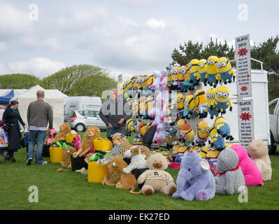 a black Jack tombola stall at a fairground Stock Photo