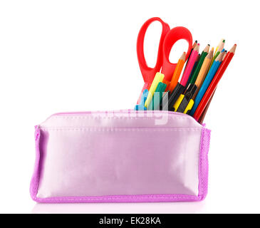 pencil case Stock Photo