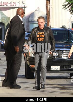 Celebrities arrive at the ABC studios for late-night talk show Jimmy Kimmel Featuring: Tim Allen Where: Los Angeles, California, United States When: 01 Oct 2014 Stock Photo