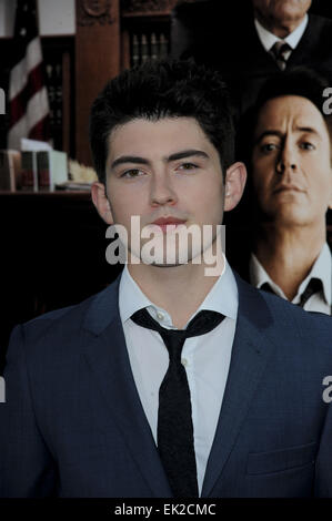 Premiere of Warner Bros. Pictures and Village Roadshow Pictures' of 'the Judge' at AMPAS Samuel Goldwyn Theater - Arrivals Featuring: Ian Nelson Where: Los Angeles, California, United States When: 01 Oct 2014 Stock Photo