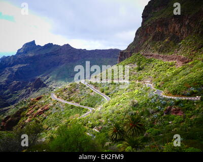 Masca village in North Tenerife island Canary islands Spain Stock Photo