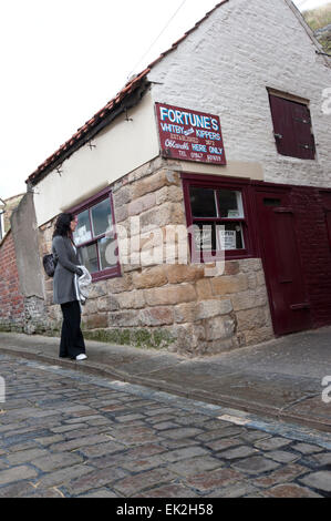 Kipper Shop Whitby Yorkshire Stock Photo