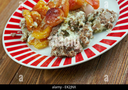 Babute - African dish,  originating region of the Congo. Stock Photo