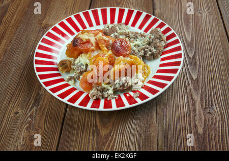 Babute - African dish,  originating region of the Congo. Stock Photo