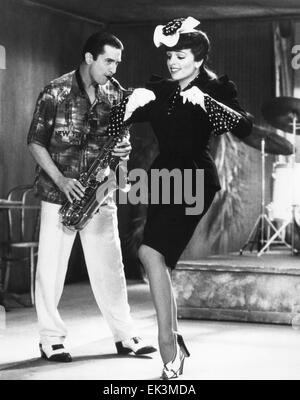 Robert De Niro, Liza Minnelli, on-set of the Film 'New York, New York', 1977 Stock Photo