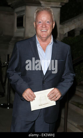 British television presenter Lorraine Kelly's 30th anniversary party - Arrivals Featuring: Keith Chegwin Where: London, United Kingdom When: 02 Oct 2014 Stock Photo