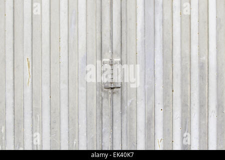 Metal wall protection, detail from a closed metal ottoman, security Stock Photo