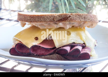 A Reuben Sandwich Stock Photo