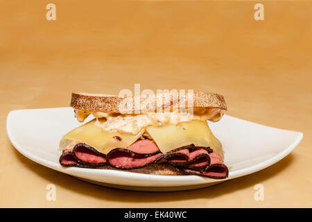 A Reuben Sandwich Stock Photo