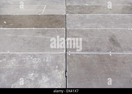 Wooden on stage, detail of a textured soil Stock Photo