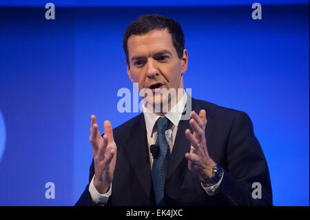 IOD Annual Convention held at the Royal Albert Hall. Featuring: George Osborne Where: London, United Kingdom When: 03 Oct 2014 Stock Photo