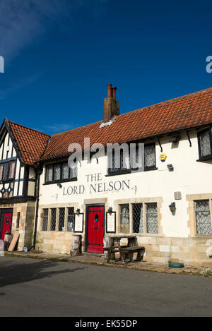 The Lord Nelson pub, Reedham Quay, Norfolk Broads, Norfolk, England, UK. Stock Photo