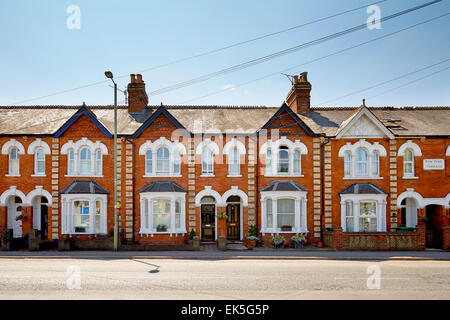 Victorian terraced houses Stock Photo