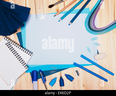 drawing materials Stock Photo