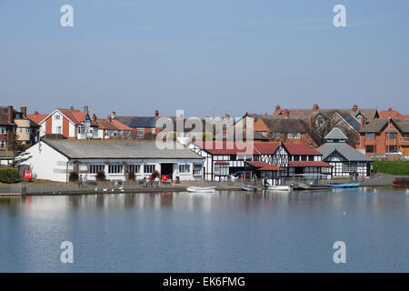 Lytham St Annes, Lancashire: Fairhaven Lake Boats for Hire Stock Photo