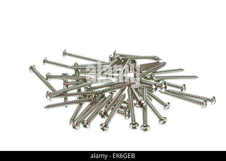 Screw isolated on white background Stock Photo